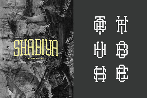 Shabiya typeface in Slab Serif Fonts - product preview 2
