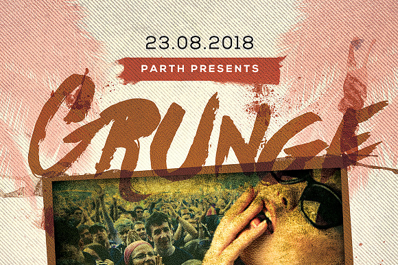 Grunge Bass in Flyer Templates - product preview 4
