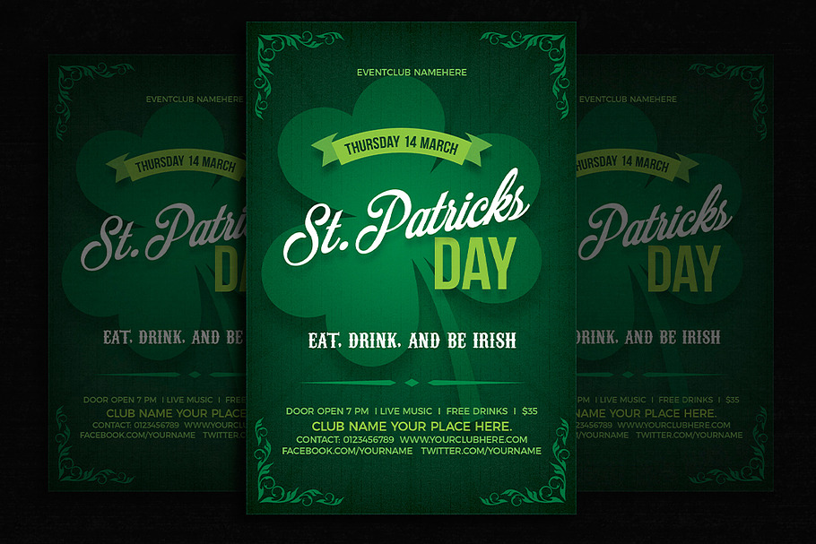 St. Patrick's Day Flyer  in Flyer Templates - product preview 8