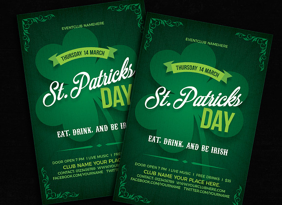St. Patrick's Day Flyer  in Flyer Templates - product preview 1