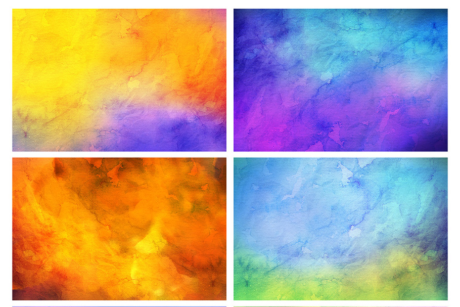 52 Watercolor Backgrounds