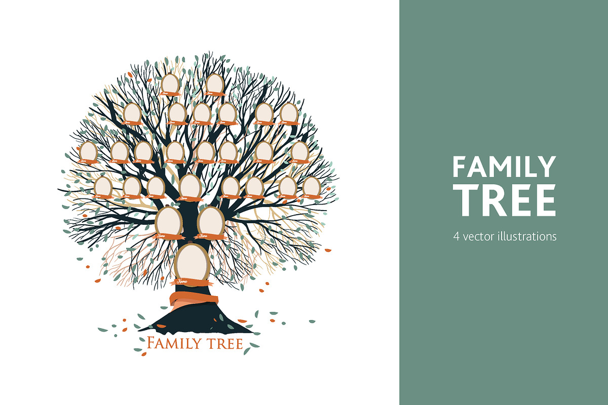 Family tree in Illustrations - product preview 8