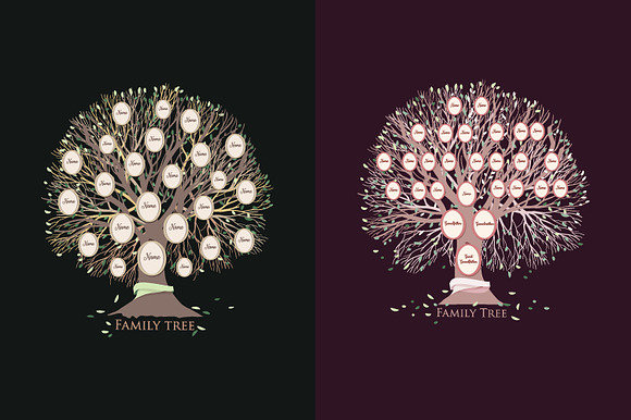 Family tree in Illustrations - product preview 1