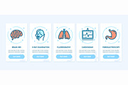 Medical Diagnostics App Screens Web