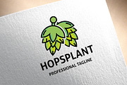 Hops Plant Logo