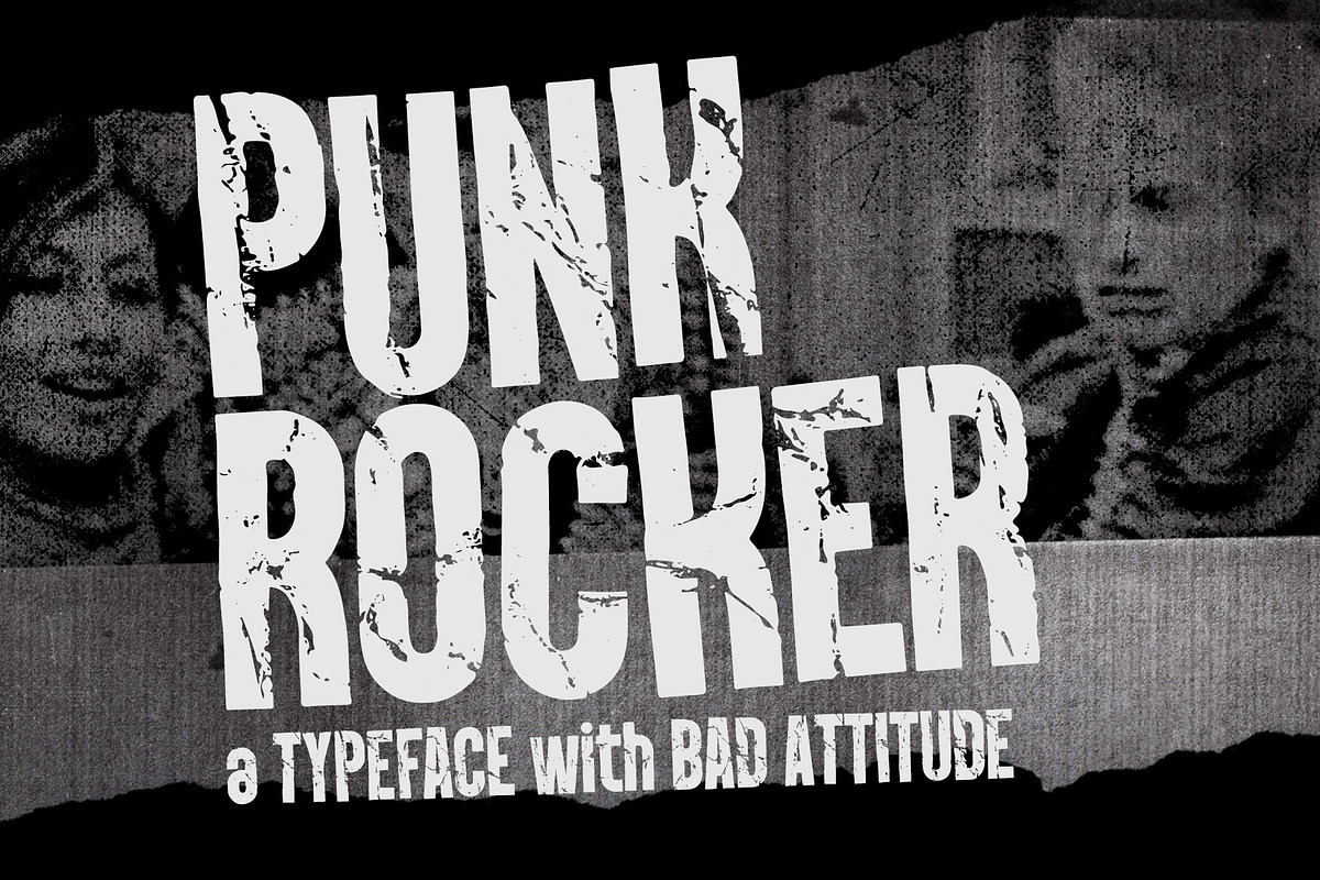 PunkRocker Font Trio in Sans-Serif Fonts - product preview 8