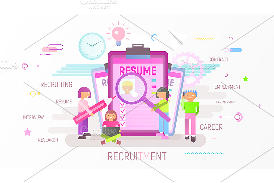 Recruitment Agency in Illustrations - product preview 8