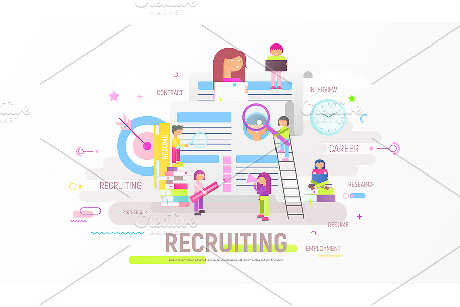 Recruitment Agency in Illustrations - product preview 8