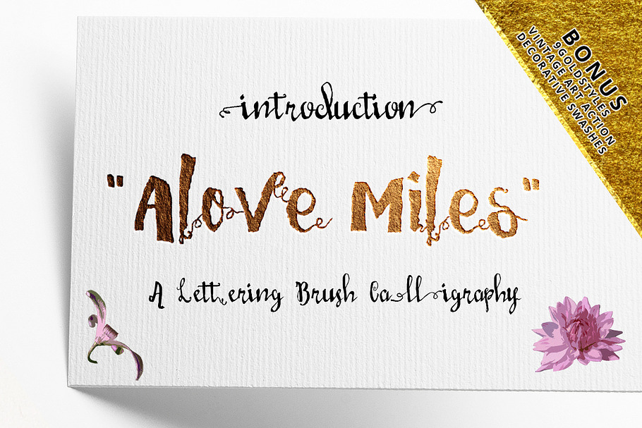 Love Mile Typeface in Display Fonts - product preview 8