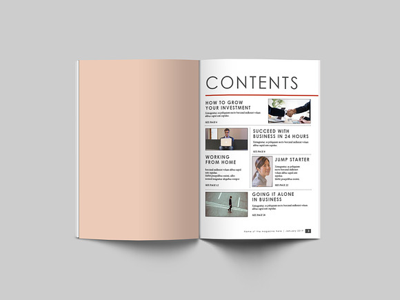32 Page Business Magazine Template in Magazine Templates - product preview 4