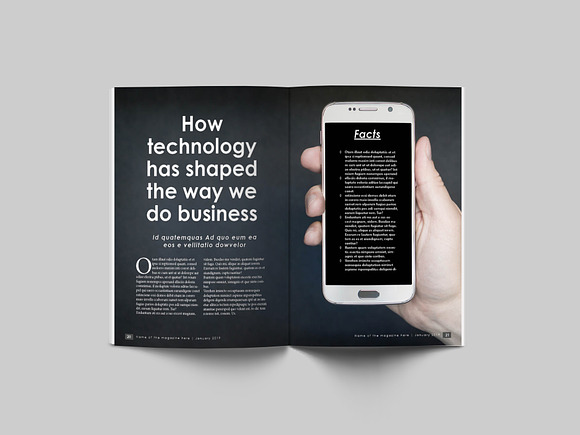 32 Page Business Magazine Template in Magazine Templates - product preview 6