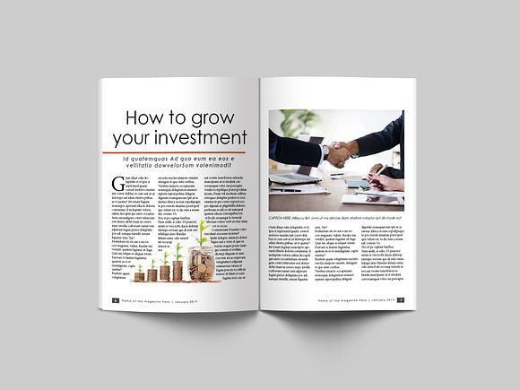 32 Page Business Magazine Template in Magazine Templates - product preview 9