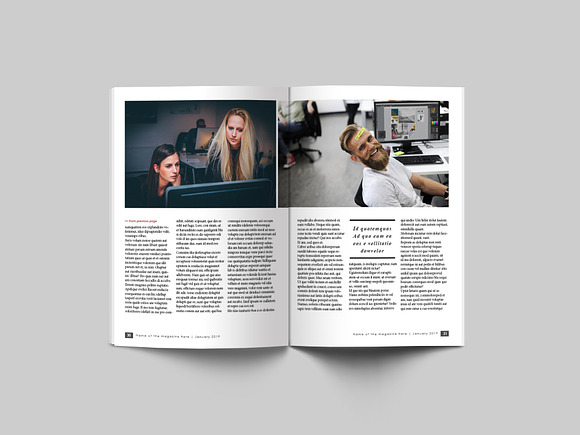 32 Page Business Magazine Template in Magazine Templates - product preview 12
