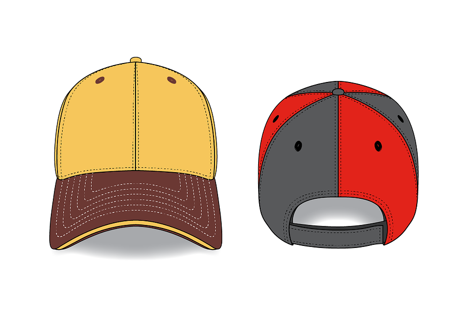 6 Panel Hat Mockups in Product Mockups - product preview 8