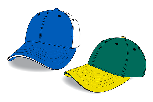 6 Panel Hat Mockups in Product Mockups - product preview 1