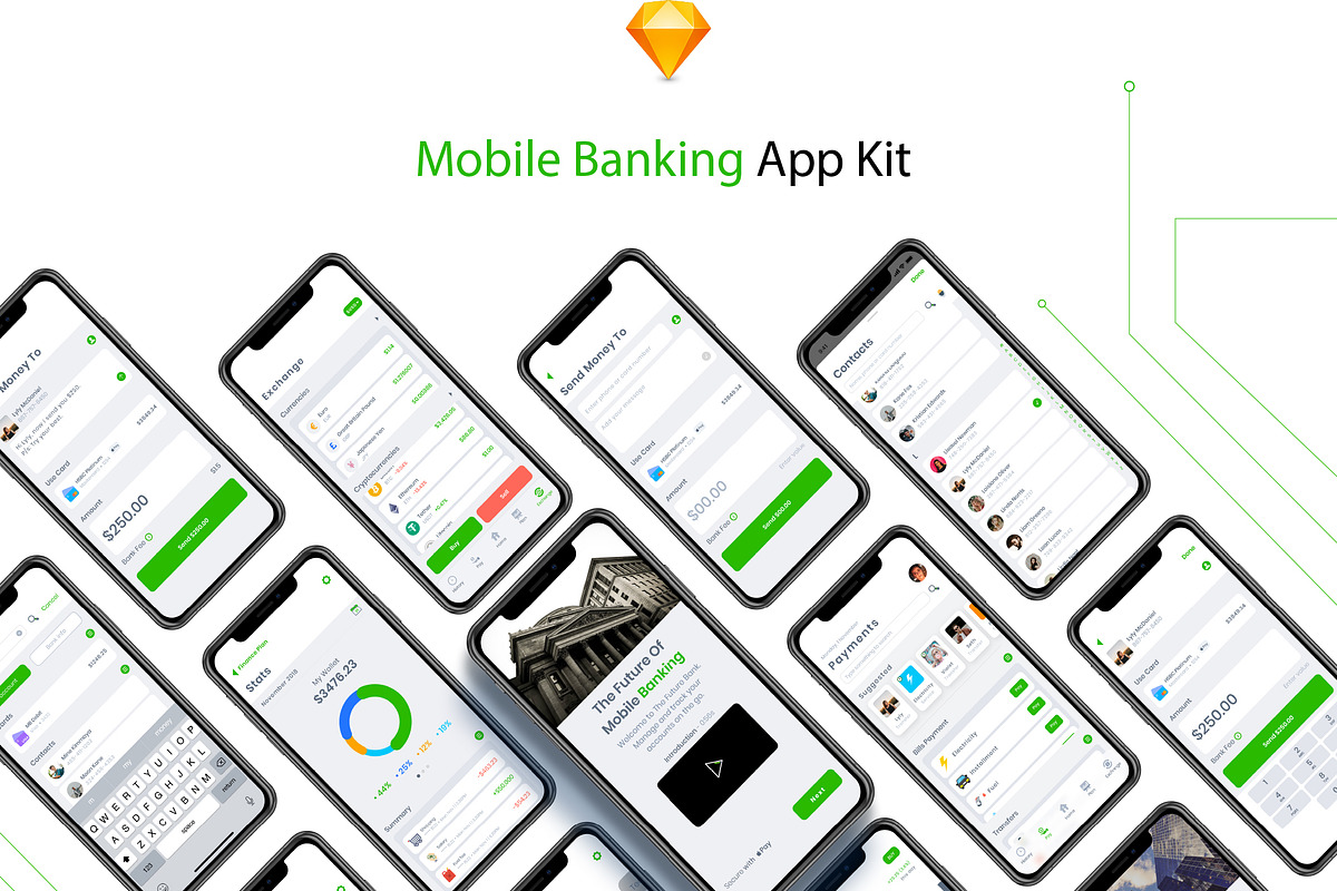 Mobile Banking App Kit in UI Kits and Libraries - product preview 8