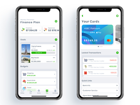 Mobile Banking App Kit in UI Kits and Libraries - product preview 3