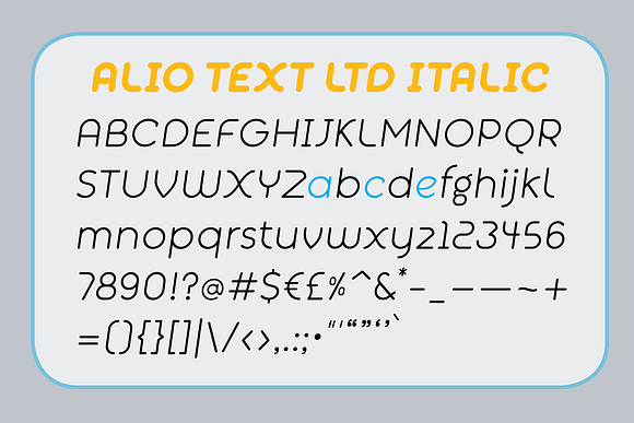 Alio™ Text LTD–Workhorse Sans Serif in Sans-Serif Fonts - product preview 2