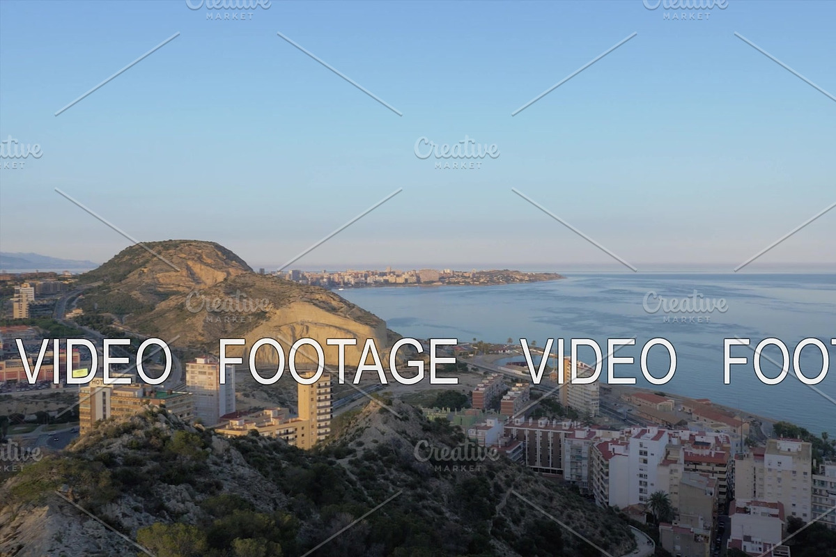 Panorama of Alicante on the coast of in Graphics - product preview 8