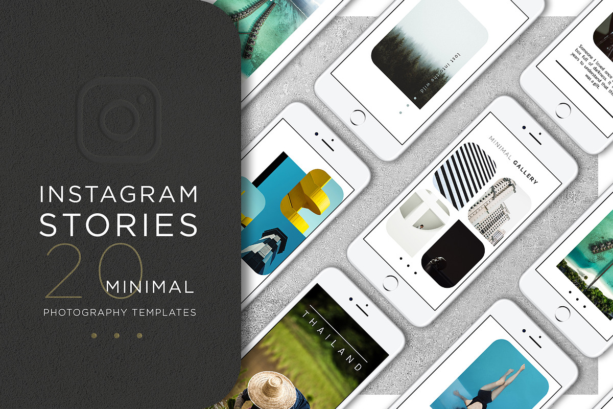 MINIMAL Instagram Stories in Instagram Templates - product preview 8