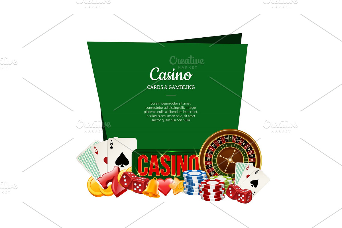 Vector realistic casino gamble with in Objects - product preview 8