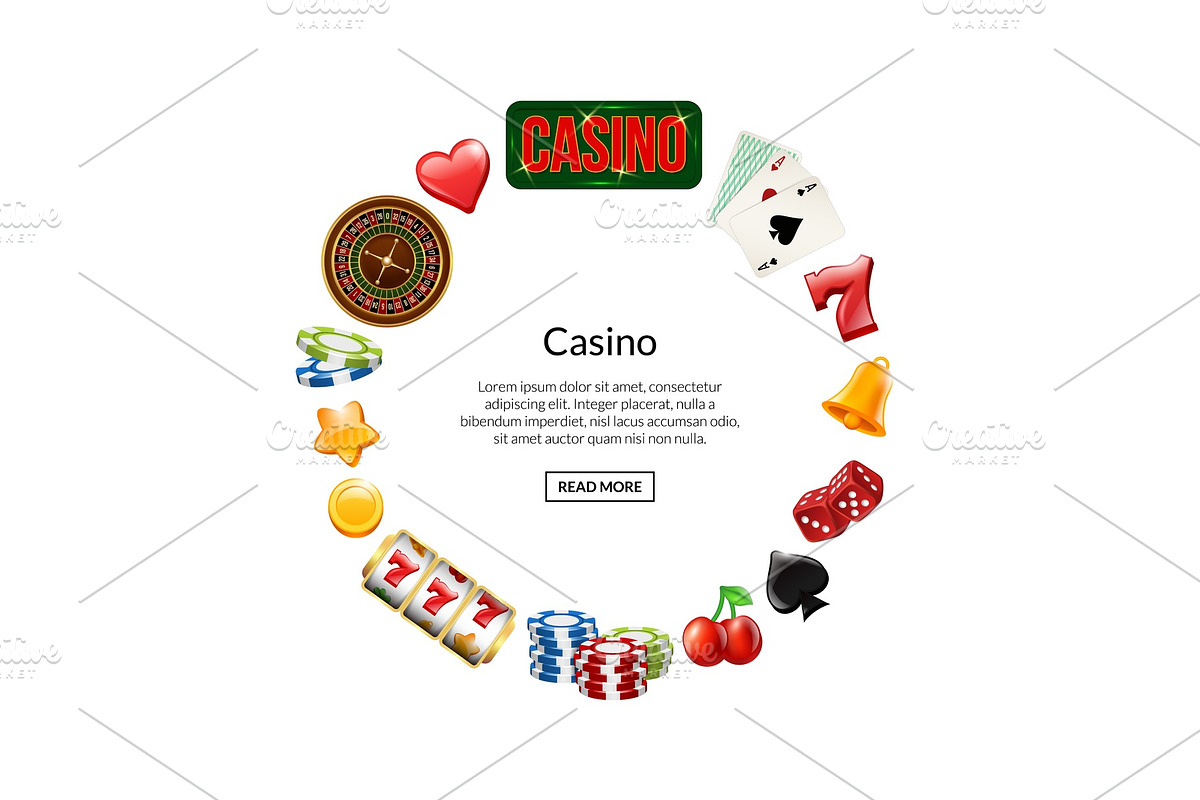 Vector realistic casino gamble in in Illustrations - product preview 8