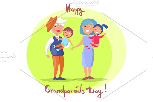 Happy Grandparents Day Senior Couple