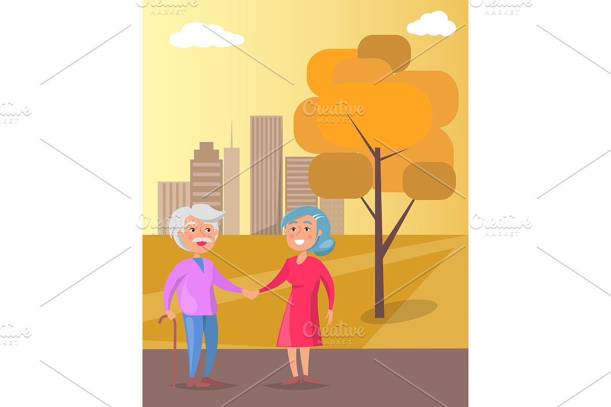 Happy Grandparents Day Senior Couple in Objects - product preview 8