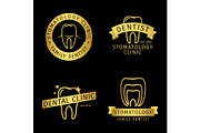 Gold stomatology, dental clinic line