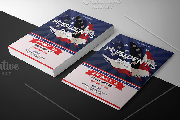 Presidents Day Invitation V947 in Flyer Templates - product preview 1
