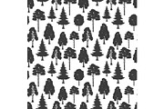 Scandinavian style vector forest