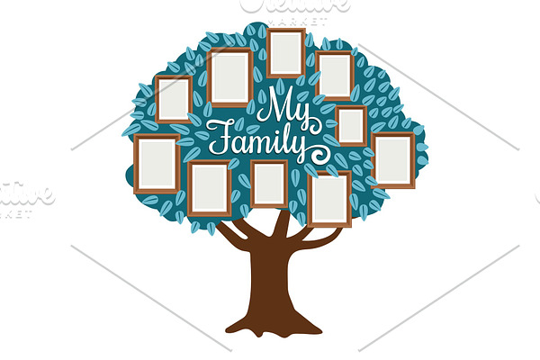 Family Tree with photo frame