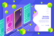 UI UX Mobile - Banner & Landing Page