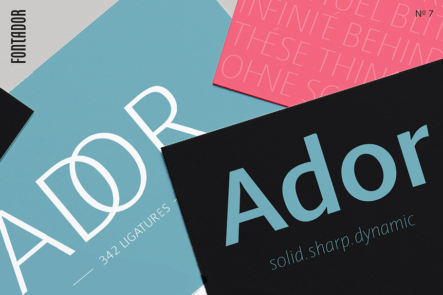 Ador in Sans-Serif Fonts - product preview 8