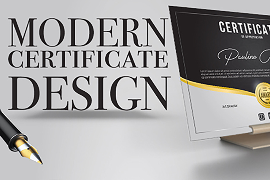 Modern Multipurpose Certificate