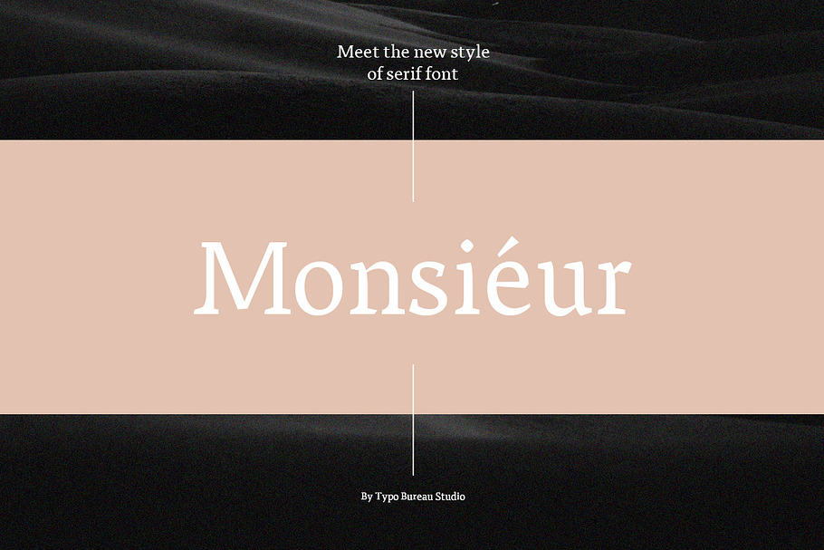 Monsieur - serif font in Serif Fonts - product preview 8