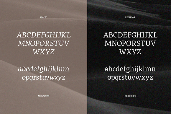 Monsieur - serif font in Serif Fonts - product preview 3