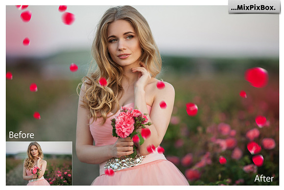 Flower Petals Photo Overlays in Add-Ons - product preview 1