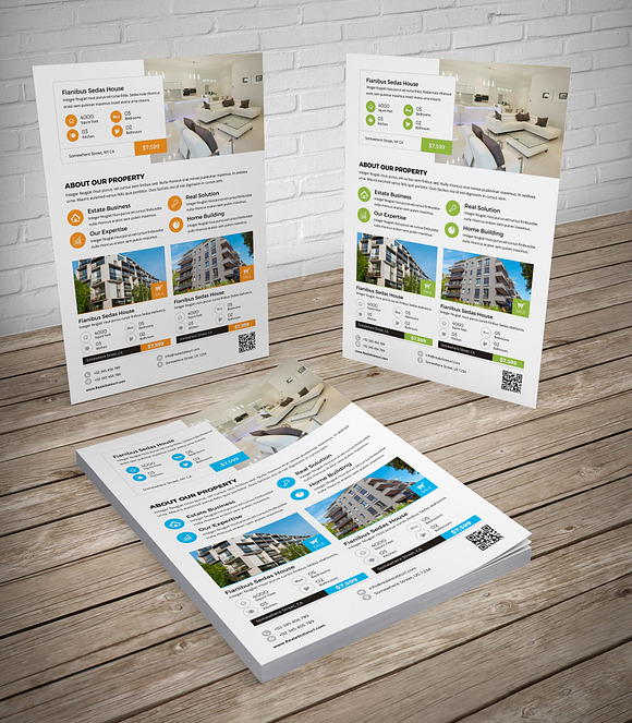 Real Estate Flyer Design v1 in Flyer Templates - product preview 2