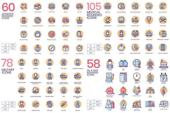 2283 Icons - Butterscotch Bundle in Marketing Icons - product preview 4