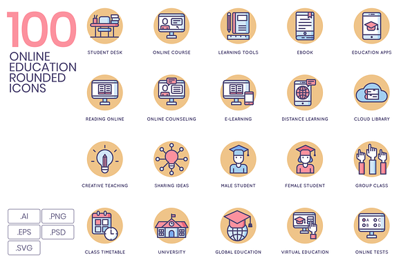 2283 Icons - Butterscotch Bundle in Marketing Icons - product preview 5