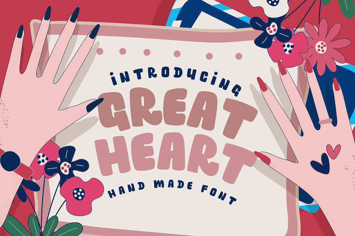 Great Heart  in Display Fonts - product preview 8