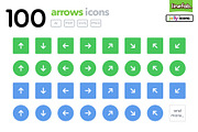 100 Arrows Icons - Jolly