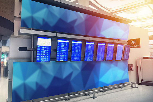 Airport Signage 2.0 - 22psd files in Product Mockups - product preview 10