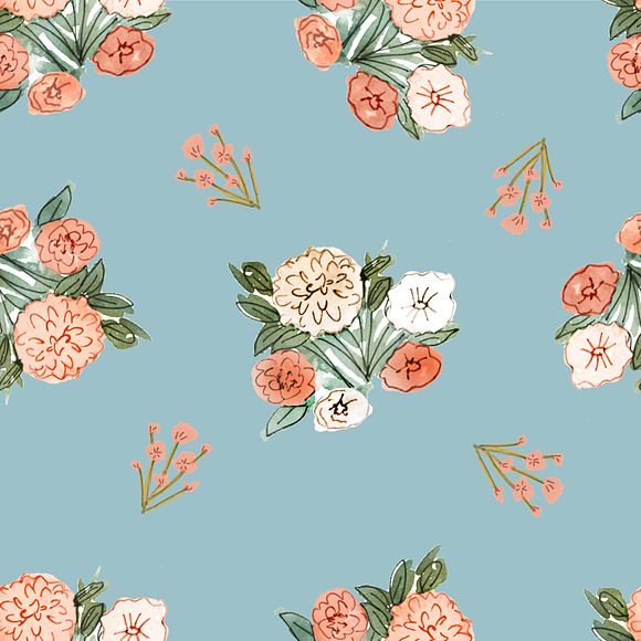 Spring seamless patterns in Patterns - product preview 2