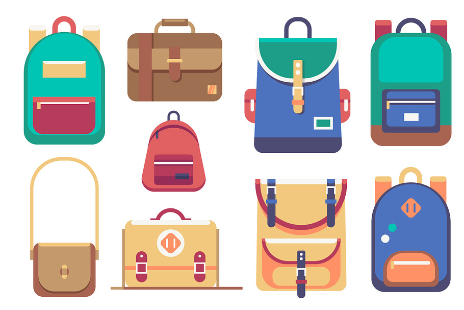 Backpacks Set (+BONUS!) in Objects - product preview 8