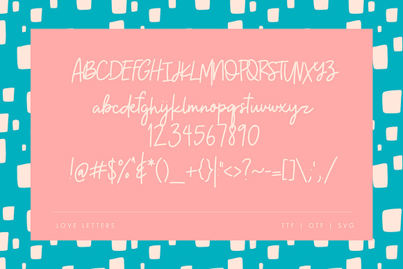 Love Letters in Lettering Fonts - product preview 1