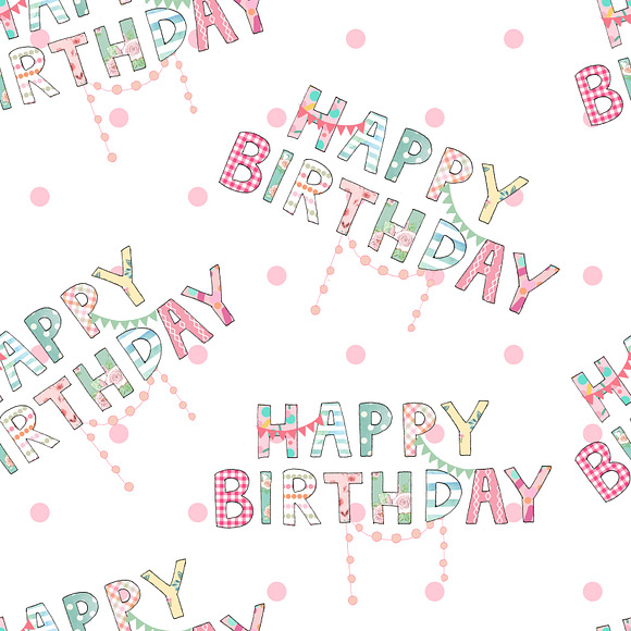 Birthday seamless patterns in Patterns - product preview 2