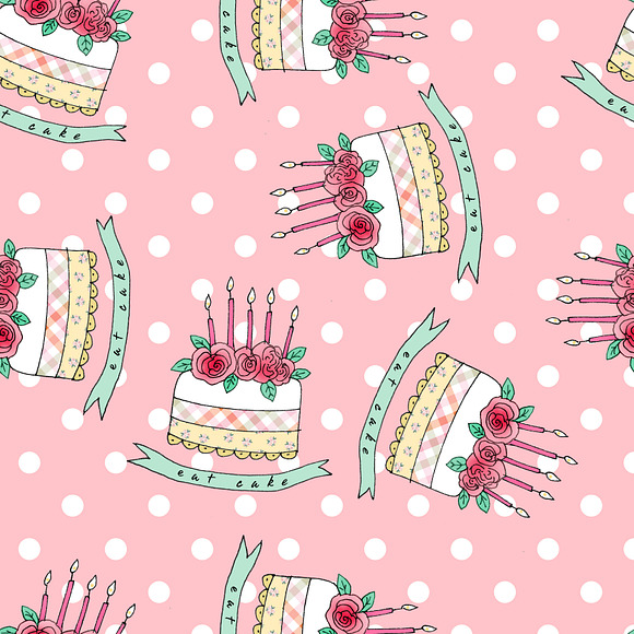 Birthday seamless patterns in Patterns - product preview 3