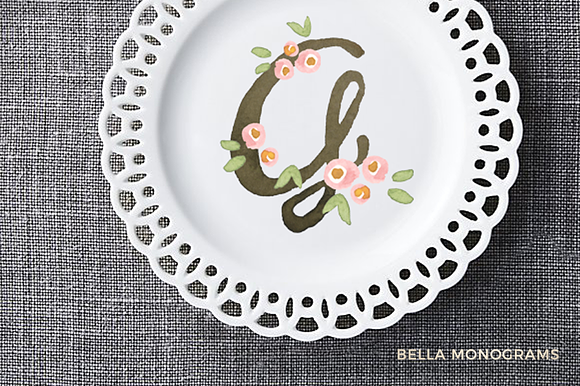 Bella Monograms Font in Monogram Fonts - product preview 2